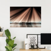 Aurora aan de oppervlakte poster (Thuiskantoor)
