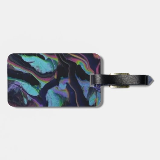 Aurora Acryl Pour Geïnspireerd Bagagelabel (Achterkant horizontaal)