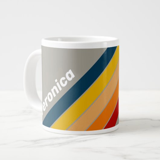 Aurora Arcade Gestreept met Naam Grote Koffiekop (Links)