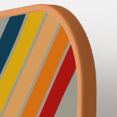 Aurora Arcade Gestreept met Naam Pickleball Paddle (Links Detail)