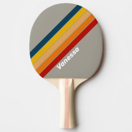 Aurora Arcade Gestreept met Naam Tafeltennisbatje