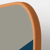 Aurora Arcade Overdwars Gestreepte met Naam Pickleball Paddle (Links Detail)