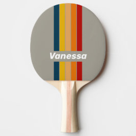 Aurora Arcade Pin Gestreept met Naam Tafeltennisbatje