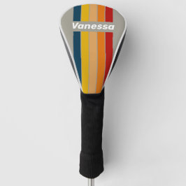 Aurora Arcade Speld Gestreept met Naam Golfheadcover