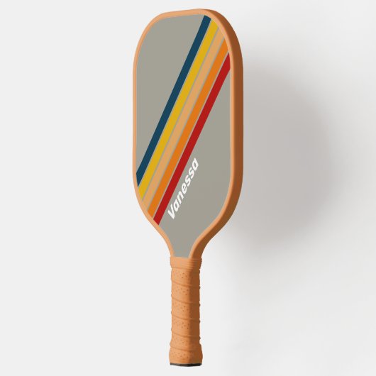Aurora Arcade Striped with Name Pickleball Paddle (Links)