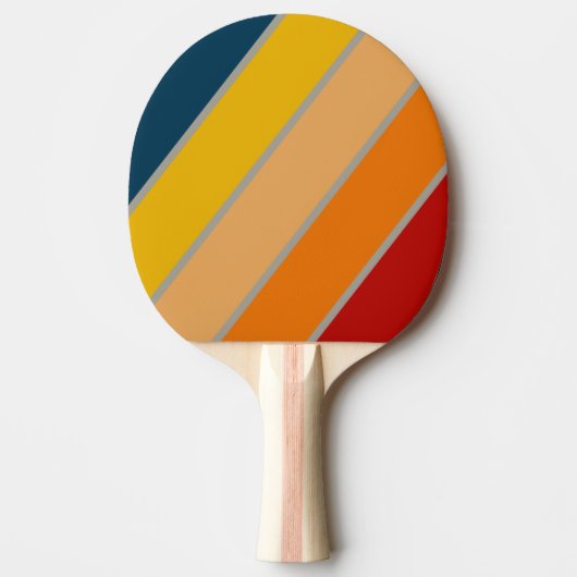 Aurora Arcade Vet Gestreepte Tafeltennisbatje (Voorkant)