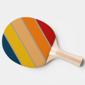 Aurora Arcade Vet Gestreepte Tafeltennisbatje (Zijkant)