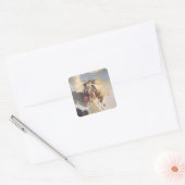 Aurora Ascending the Heavens Vierkante Sticker (Envelop)