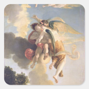 Aurora Ascending the Heavens Vierkante Sticker