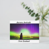 Aurora Australis Nieuw-Zeeland Briefkaart (Staand voorkant)