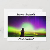 Aurora Australis Nieuw-Zeeland Briefkaart (Voorkant / Achterkant)