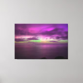 Aurora Australis Southern Lights Australië Canvas Afdruk (Voorkant)
