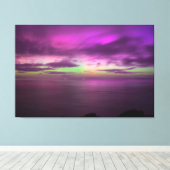 Aurora Australis Southern Lights Australië Canvas Afdruk (Insitu (Houten vloer))