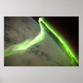 Aurora Australis uit de ruimte Poster (Voorkant)