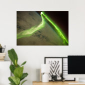 Aurora Australis van het internationale ruimtestat Poster (Thuiskantoor)