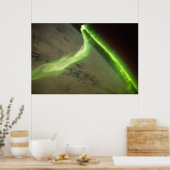Aurora Australis van het internationale ruimtestat Poster (Keuken)