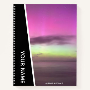 Aurora Australis - Zuidelijke Licht Australië Zwar Notitieboek