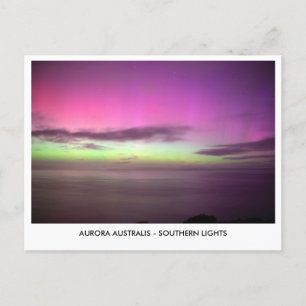 Aurora Australis - Zuiderlicht nachtelijke hemel Briefkaart