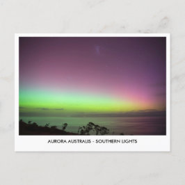 Aurora Australis - Zuiderlicht nachtelijke hemel Briefkaart