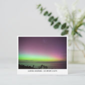 Aurora Australis - Zuiderlicht nachtelijke hemel Briefkaart (Staand voorkant)