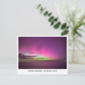 Aurora Australis - Zuiderlicht nachtelijke hemel Briefkaart (Staand voorkant)