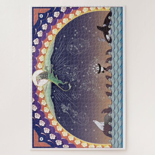 Aurora Bearialis Giant Puzzle Legpuzzel (Verticaal)