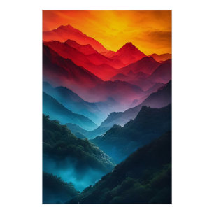 Aurora Bergsymfonie Perfect Poster