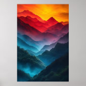 Aurora Bergsymfonie Poster (Voorkant)