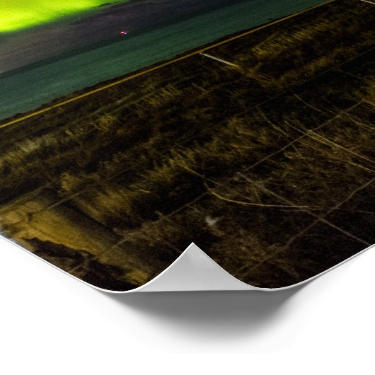 Aurora bij South Shields Poster/Print Poster (Hoek)