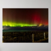 Aurora bij South Shields Poster/Print Poster (Voorkant)