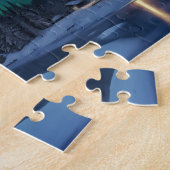 Aurora boreaal IJsland Legpuzzel (Zijkant)