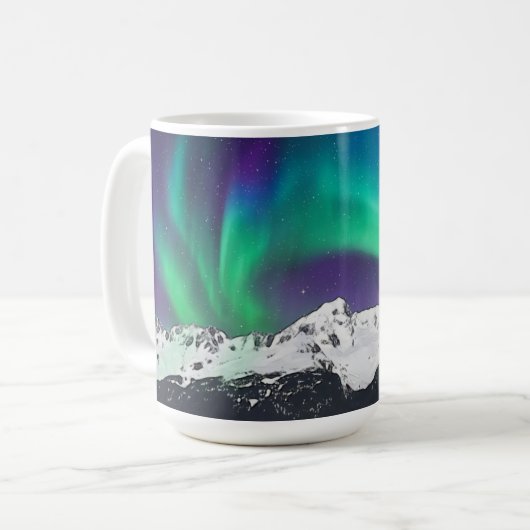 Aurora Borealis - 15 oz. Mok (Voorkant links)