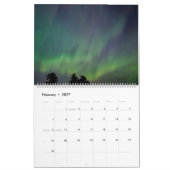 Aurora Borealis 2024 foto's - aanpasbaar Kalender (Feb 2027)