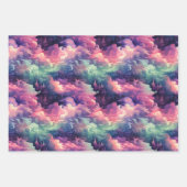 Aurora Borealis 3D Dreamscape: Etherisch ontwerp Inpakpapier Vel (Voorkant 3)