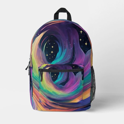 Aurora Borealis Abstracte rugzak (Voorkant)