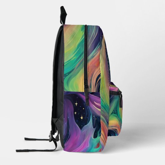 Aurora Borealis Abstracte rugzak (Links)