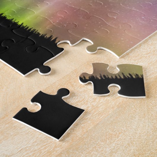 Aurora Borealis Alaska Brooks Range, Alaska Legpuzzel (Zijkant)