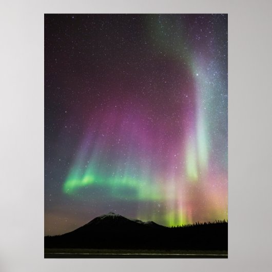 Aurora Borealis Alaska Brooks Range, Alaska Poster (Voorkant)