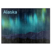 Aurora Borealis - Alaska Snijplank (Voorkant)