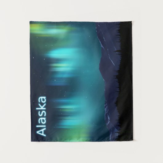 Aurora Borealis - Alaska Wandkleed (Voorkant)