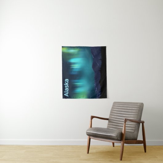 Aurora Borealis - Alaska Wandkleed (In situ)