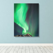 Aurora Borealis | Anchorage, Alaska Canvas Afdruk (Insitu (Houten vloer))