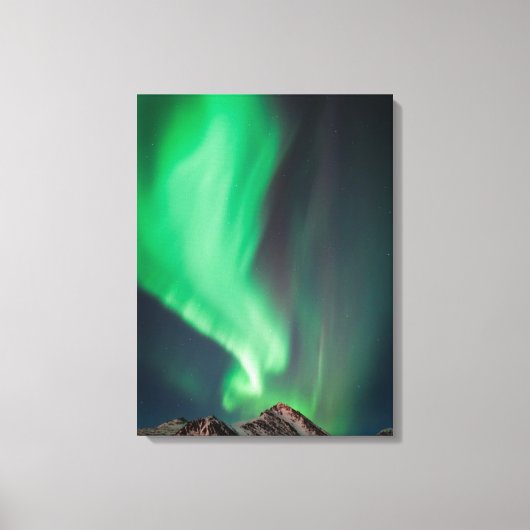 Aurora Borealis | Anchorage, Alaska Canvas Afdruk (Voorkant)