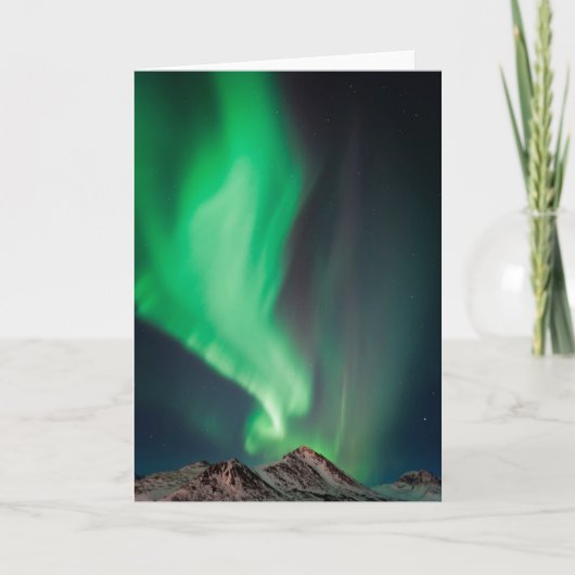 Aurora Borealis | Anchorage, Alaska Kaart (Voorkant)