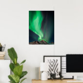 Aurora Borealis | Anchorage, Alaska Poster (Thuiskantoor)