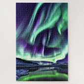 Aurora Borealis Art Puzzel (Verticaal)