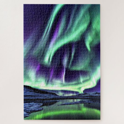 Aurora Borealis Art Puzzel (Verticaal)