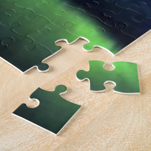 Aurora Borealis Art Puzzel Legpuzzel (Zijkant)