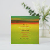 AURORA BOREALIS Bar Bat Mitzvah Uitnodiging (Staand voorkant)