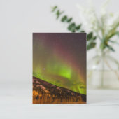 Aurora Borealis | Bergen Fairbanks Alaska Briefkaart (Staand voorkant)